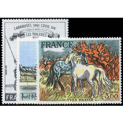 france stamp 1582 5 paintings 1978
