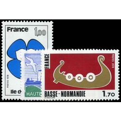 france stamp 1588 90 regions of france 1978