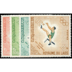 laos stamp 178 81 19th olympic games mexico city 1968 1968