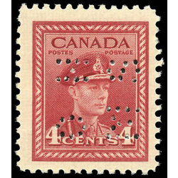 canada stamp o official o254 king george vi 4 1942