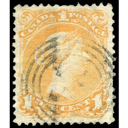 canada stamp 23 queen victoria 1 1869 u vf 020