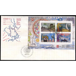 canada stamp 1107b exploration of canada 1 1986 FDC