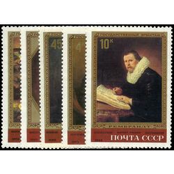 russia stamp 5129 33 paintings 1983