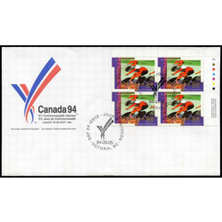 canada stamp 1522 cycling 88 1994 fdc 001