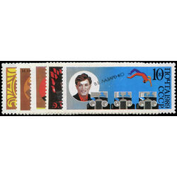 russia stamp 5802 6 soviet circus performers 1989