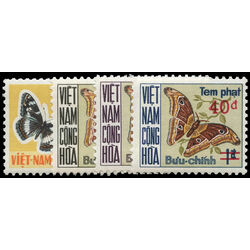 viet nam south stamp j21 4 butterflies 1974