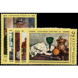 russia stamp 4422 6 paintings 1976