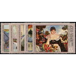 russia stamp 4640 4 kustodiev paintings 1978