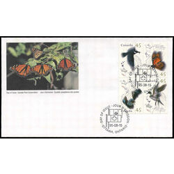 canada stamp 1566a migratory wildlife 1995 FDC
