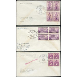 6 united states first day covers 1936