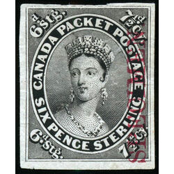 canada stamp 9tci queen victoria 7 d 1857 m vf 003