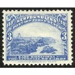 newfoundland stamp 63 cape bonavista 3 1897