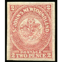 newfoundland stamp 17 1861 third pence issue 2d 1861 m vf 005
