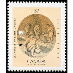 canada stamp 1216ii ironworks blast furnace 37 1988