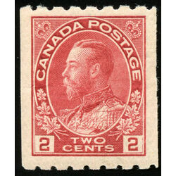 canada stamp 124 king george v 2 1913 m xf 005