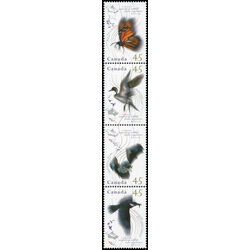 canada stamp 1566a migratory wildlife 1995 M VFNH STRIP