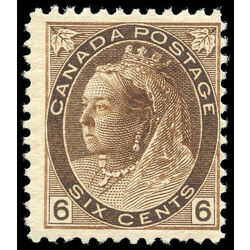 canada stamp 80 queen victoria 6 1898 m fnh 010