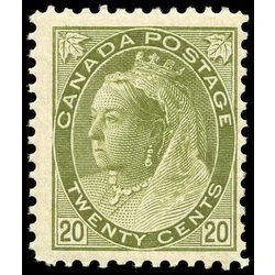 canada stamp 84 queen victoria 20 1900 m fnh 012