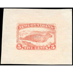 newfoundland stamp 53 harp seal 5 1880 m vf 003