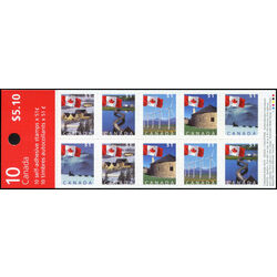 canada stamp 2139ai flag booklet 2005