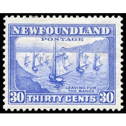 newfoundland stamp 198 fishing fleet 30 1932