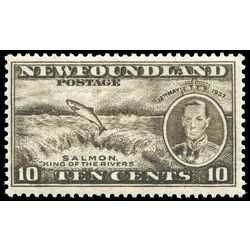newfoundland stamp 237b salmon 10 1937