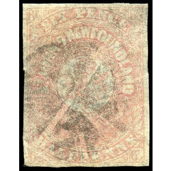 newfoundland stamp 21 1861 third pence issue 6 d 1861 u vf 005
