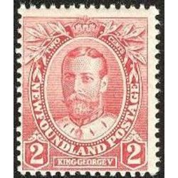 newfoundland stamp 105 king george v 2 1911