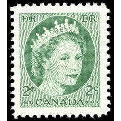 canada stamp 338iii queen elizabeth ii 2 1954