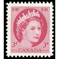 canada stamp 339iv queen elizabeth ii 3 1954