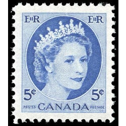 canada stamp 341ii queen elizabeth ii 5 1954