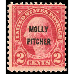 us stamp postage issues 646 molly pitcher 2 1928