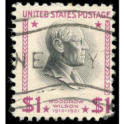 us stamp postage issues 832g woodrow wilson 1 1954