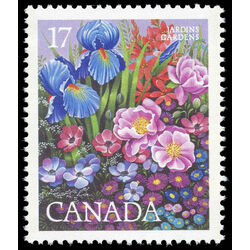 canada stamp 855 flower garden 17 1980