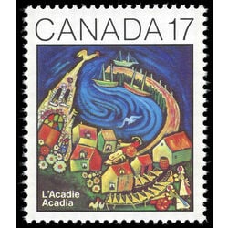 canada stamp 898 l acadie 17 1981