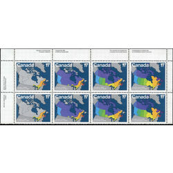 canada stamp 893a block canada day 1981