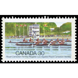 canada stamp 968 rowing competition 30 1982