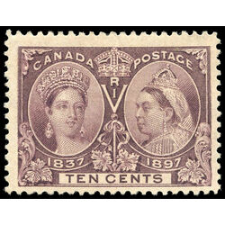canada stamp 57 queen victoria diamond jubilee 10 1897 M VF 015