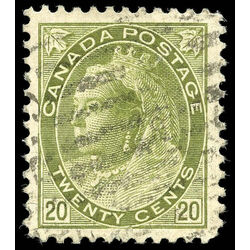 canada stamp 84 queen victoria 20 1900 u vf 013