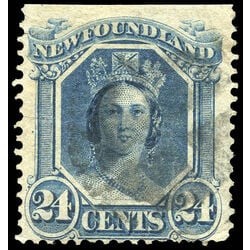 newfoundland stamp 31i queen victoria 24 1866