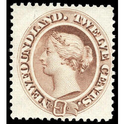 newfoundland stamp 29iii queen victoria 12 1894
