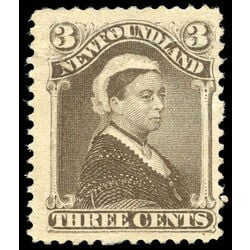 newfoundland stamp 52 queen victoria 3 1896