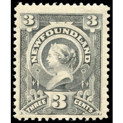 newfoundland stamp 60b queen victoria 3 1890