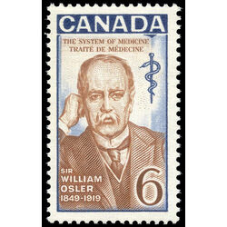 canada stamp 495 sir william osler 6 1969
