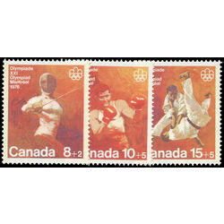 canada stamp b semi postal b7 9 combat sports 1975