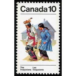 canada stamp 581i iroquoian couple 10 1976