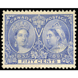 canada stamp 60 queen victoria diamond jubilee 50 1897 U XF 024