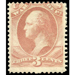 us stamp o officials o85 war 3 1873 m vg 001