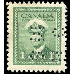 canada stamp o official o249 king george vi 1 1942