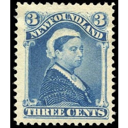 newfoundland stamp 49 queen victoria 3 1880